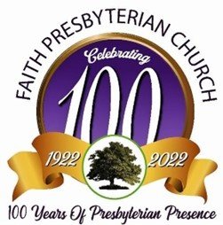 Faith Presbyterian Church 100 year logo
