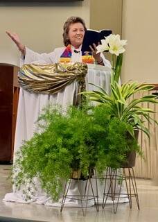 Baptism of the Lord with Pastor Isabel and fern